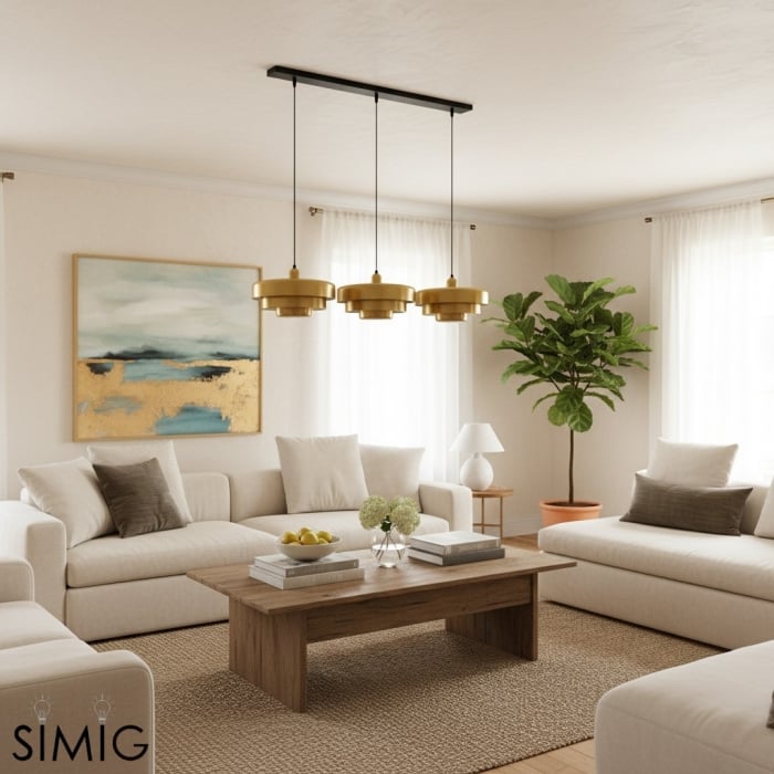 Triple Layer Disc Macaron Cake Závěsná lampa S103