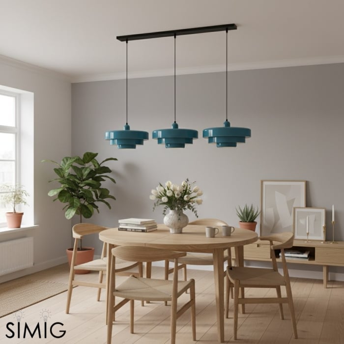 Triple Layer Disc Macaron Cake Závěsná lampa S103