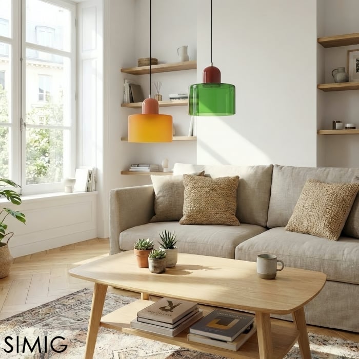 Nordic Morandi Zylinderglas Pendelleuchte S66