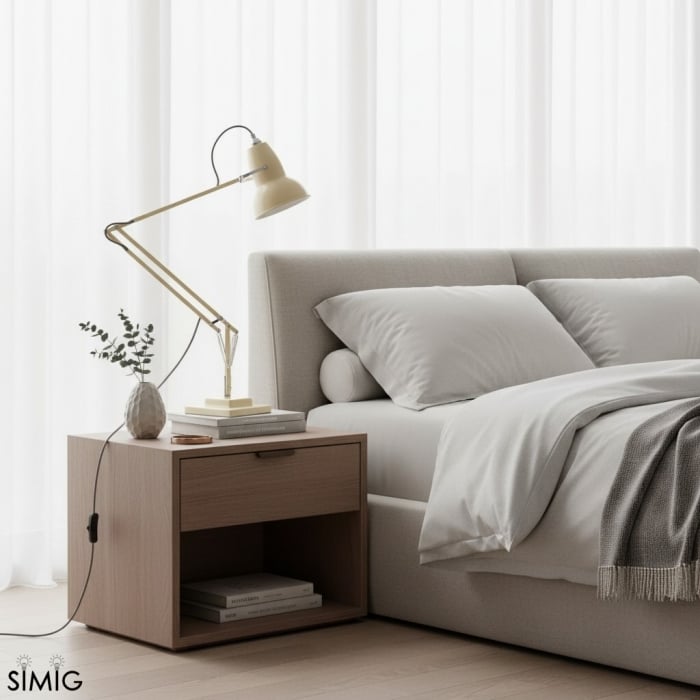 Modryx Adjustable Desk Lamp - Vintage Industrial Metal for Office T555