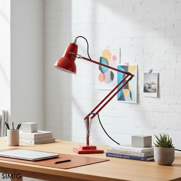 Modryx Adjustable Desk Lamp - Vintage Industrial Metal for Office T555