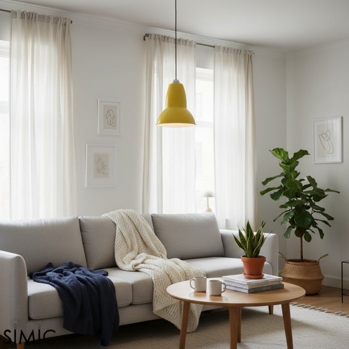 Modryx Simple Metal Hanging Lamp - Timeless Light for Home T548
