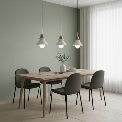 Halotaper Minimalist Tapered Pendant Lamp – Contemporary Decorative Lighting for Home T1091