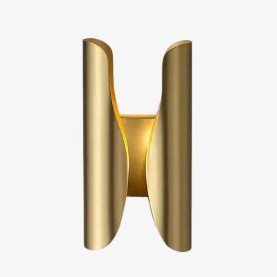 오레곤 예술적인 조각 벽등 - 복도나 거실에 어울리는 추상적인 나선형 금속 벽 조명 T1095