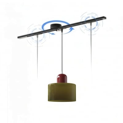 Axitra Rotatable Pendant Light Ceiling Rail – Sleek Adjustable Track for Pendant Lights Contemporary N21