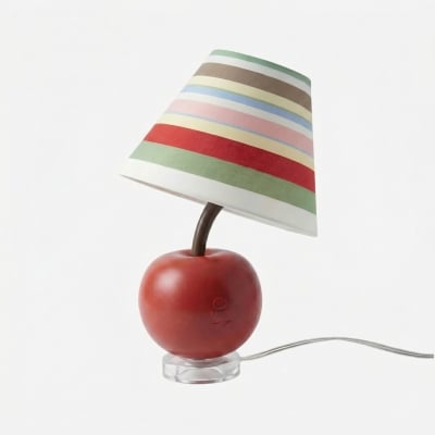 Lampe de table moderne et créative au design Apple – Lumière d'ambiance chaleureuse pour la chambre S393