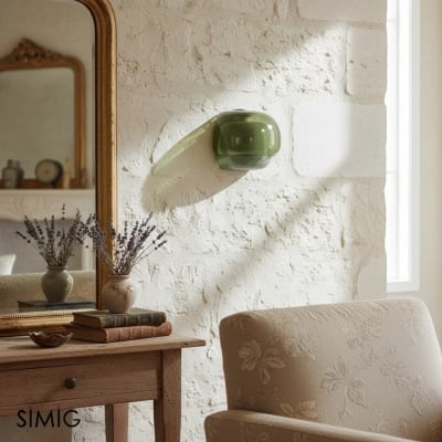 Applique murale en verre stratifié pour un éclairage ambiant chaleureux S236