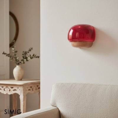 Applique murale en verre stratifié pour un éclairage ambiant chaleureux S236