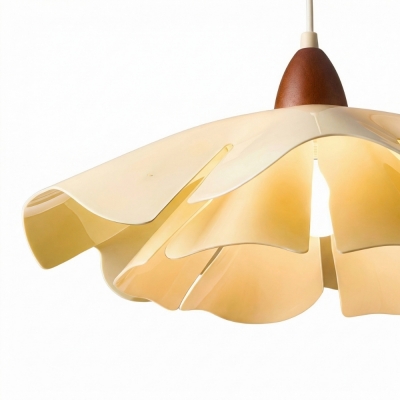 Floral Pendant Light - Modern Acrylic and Iron for Bedroom S402