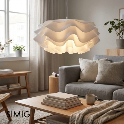 Layered Flower Pendant Light - Nordic Sculptural Home Lighting S398