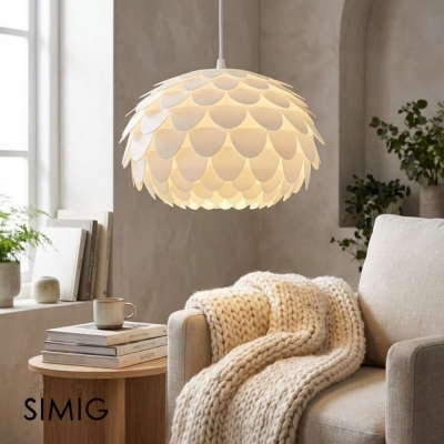 Layered Flower Pendant Light - Nordic Sculptural Home Lighting S398