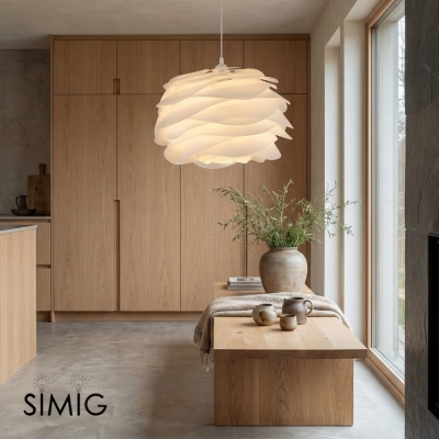 Rose Petal Sculptural Nordic Pendant Lamp - Lamp for Bedroom Glow S397