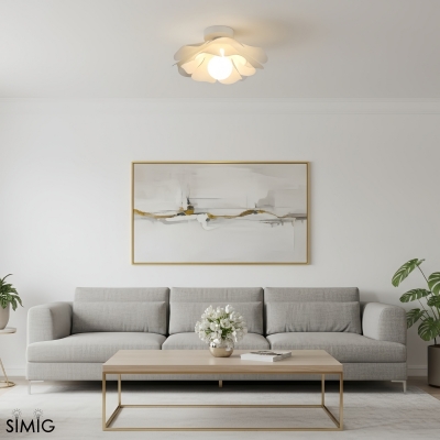 Layered Petal Ceiling Light - Modern Acrylic and Iron for Bedroom S401