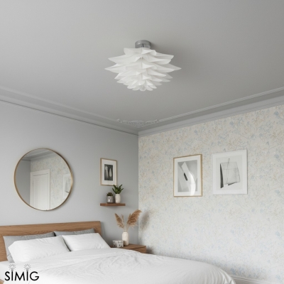 Sculptural Petal Ceiling Light – Modern Lamp for Living Room S406