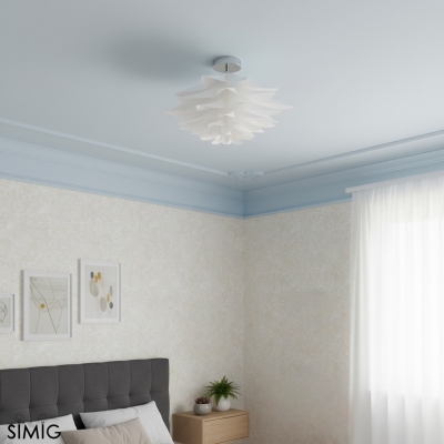 Sculptural Petal Ceiling Light – Modern Lamp for Living Room S406