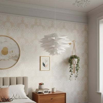 Nordisk Lotus Taklampa – Modern Pendel för Vardagsrum S407