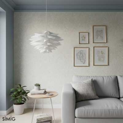 Nordic Lotus Ceiling Lamp – Contemporary Pendant for Living Room S407