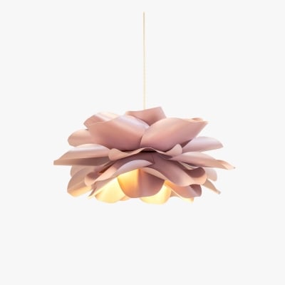 Blommig pendellampa i flera lager – Modern pendellampa för sovrum S408