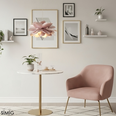 Layered Flower Pendant Light – Modern Pendant Lamp for Bedroom S408