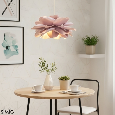 Layered Flower Pendant Light – Modern Pendant Lamp for Bedroom S408