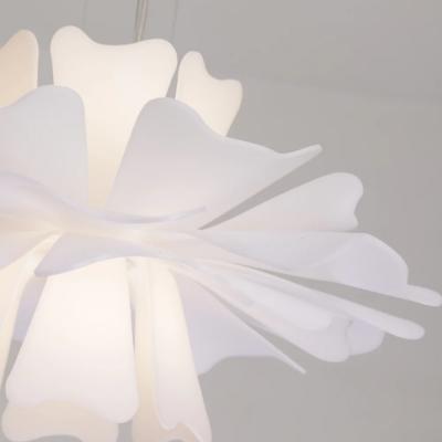 Modern Flower Pendant Light – Sculptural Lamp for Living Room S403