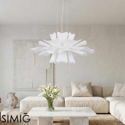 Modern Flower Pendant Light – Sculptural Lamp for Living Room S403