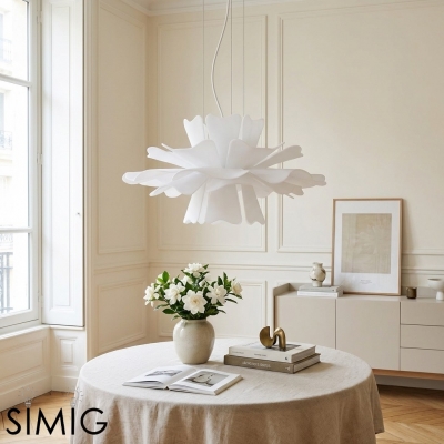 Modern Flower Pendant Light – Sculptural Lamp for Living Room S403