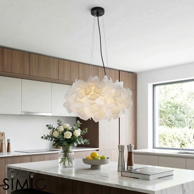 Gradient Acrylic Pendant Light – Modern Hanging Lamp for Bedroom S404