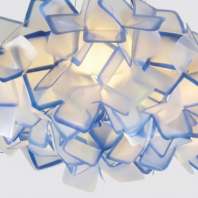 Gradient Acrylic Pendant Light – Modern Hanging Lamp for Bedroom S404