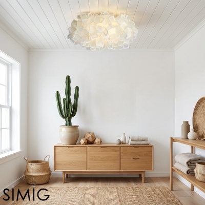 Gradient Acrylic Ceiling Light – Modern Ceiling Lamp for Bedroom S405