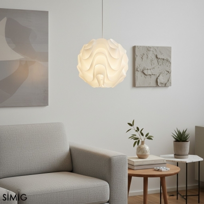 Layered Flower Pendant Light - Nordic Sculptural Home Lighting S398