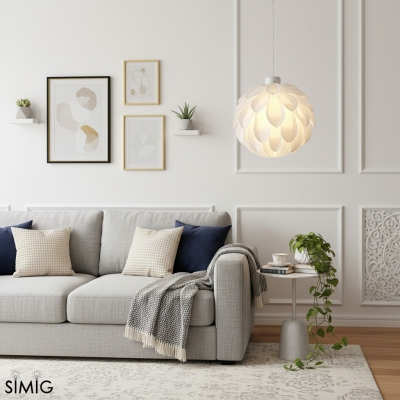 Layered Flower Pendant Light - Nordic Sculptural Home Lighting S398