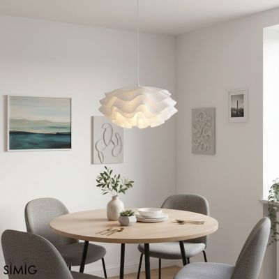 Layered Flower Pendant Light - Nordic Sculptural Home Lighting S398