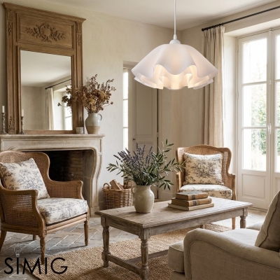 Minimalist Flower Pendant Light Modern Design - Bedroom Lighting S395