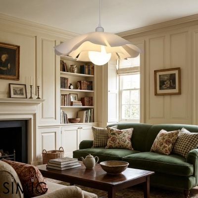 Scandinavian Petal Inspired Shade - Pendant Light for Cafe S396