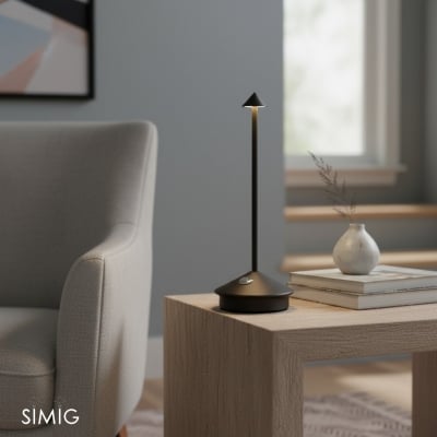 Lámpara de mesa LED recargable Pina