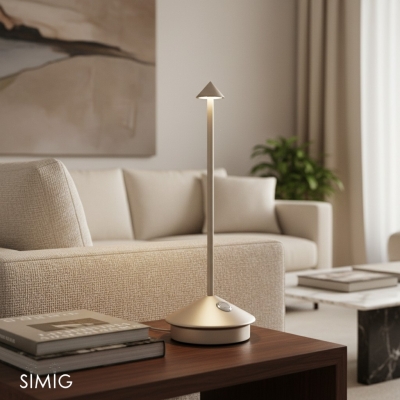 Lámpara de mesa LED recargable Pina