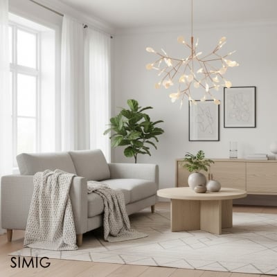 Lámpara de araña Heracleum