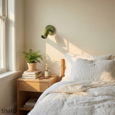 Lampa ścienna Nocna Bauhaus w Jednolitym Kolorze S169