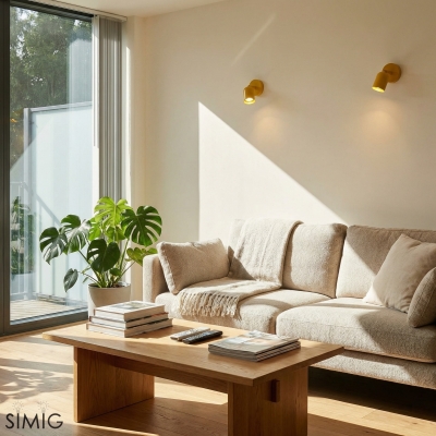 Bauhaus Nachtkastje Wandlamp in Effen Kleur S169