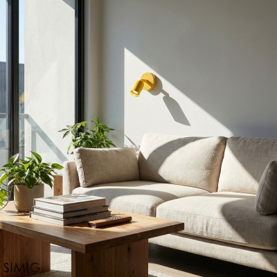 Lampa ścienna Nocna Bauhaus w Jednolitym Kolorze S169