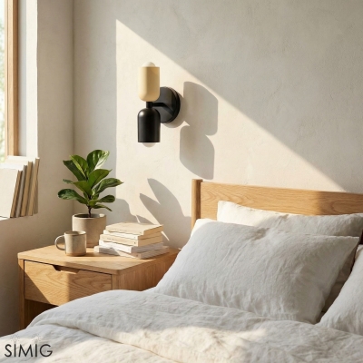 Aplique de pared Macaron de dos cabezales arriba y abajo S94