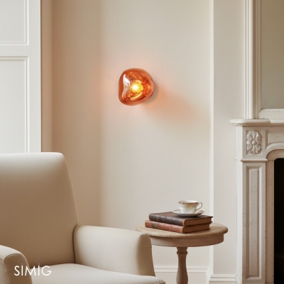 Lampada da parete moderna con lava irregolare S55