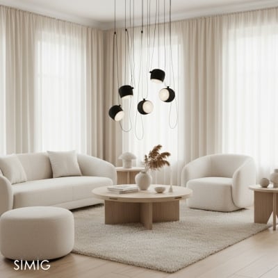 Aim Pendant Light Dimmable Version - Modern LED Light for Dining Room