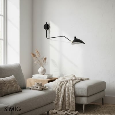 Lámpara de pared Serge Mouille