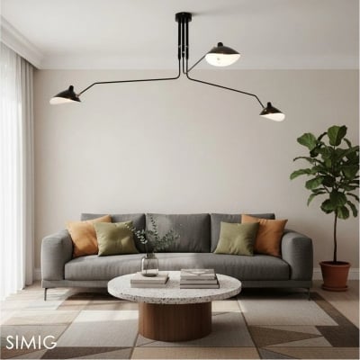 Lámpara de techo Serge Mouille