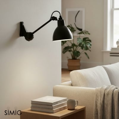 Lámpara de techo o pared con brazo oscilante giratorio Nordic S112