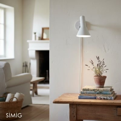 Metall Design Schlafzimmer Wandleuchte S19