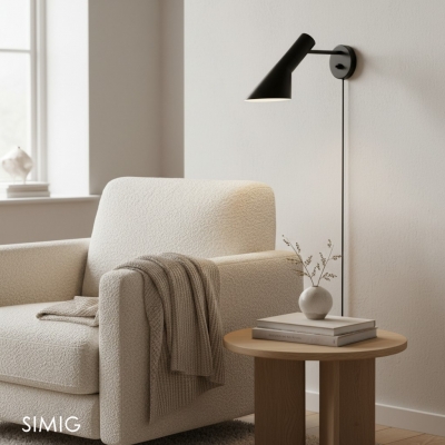 Metall Design Schlafzimmer Wandleuchte S19