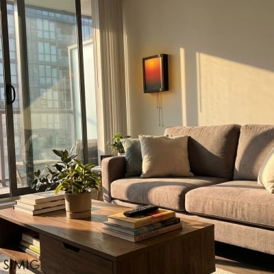 Afterglow Vägglampa Sunset Frame - Dragbar och justerbar dekorativ lampa S253